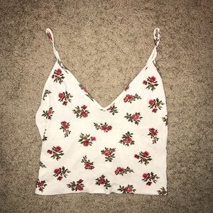 Brandy Melville floral tank top